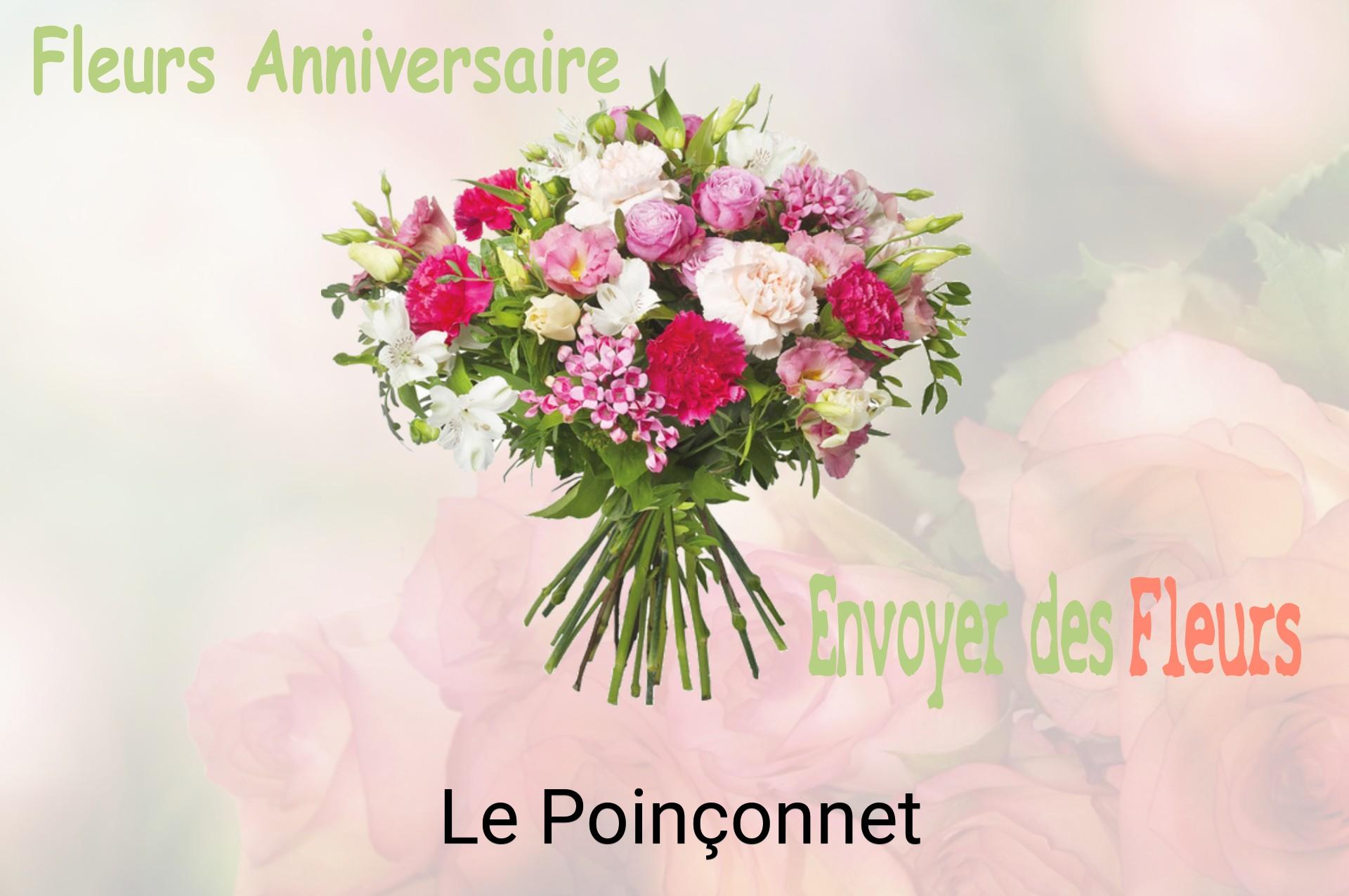 Bouquet de fleurs d’anniversaire livré à Le Poinçonnet